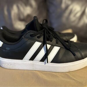 Adidas Black and White Sneakers
